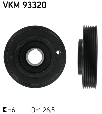 Fulie curea, arbore cotit VKM 93320 SKF